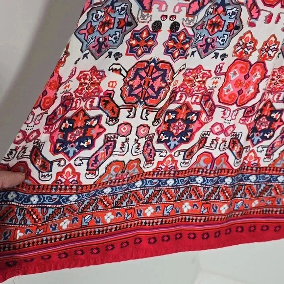 {Artisan NY} Women's Plus Size Mosaic Print Rayon Blouse - Picture 8 of 10